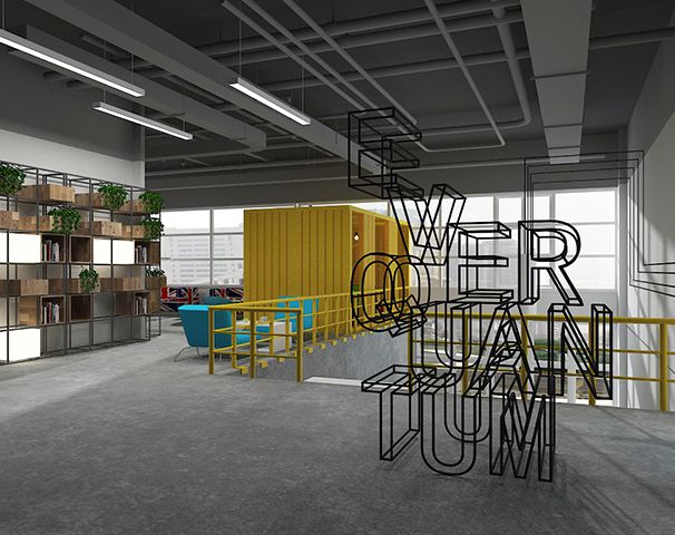 辦公室空閑區域設計實景圖