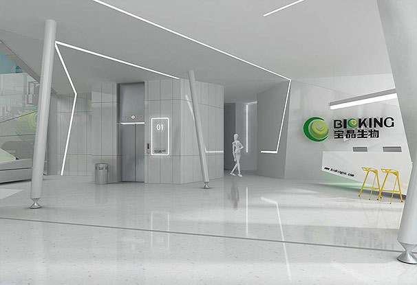 寶晶生物背景墻設(shè)計