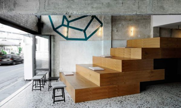 辦公室設(shè)計(jì)裝修風(fēng)格交融的咖啡館